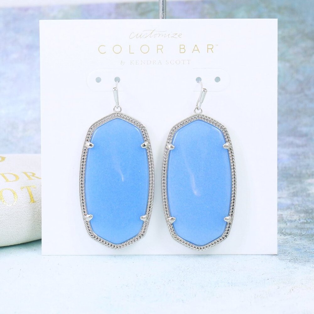 Kendra Scott Danielle Glow in the Dark Earrings Silver tone